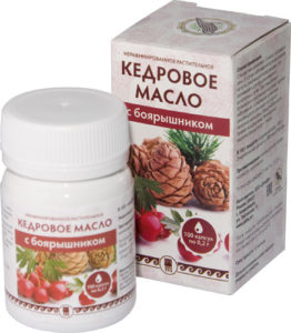 Масло кедровое с боярышником, капсулы, 100 шт