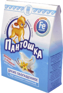 Драже «Пантошка-Fe», 80 г