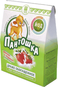 Драже «Пантошка-Йод», 80 г