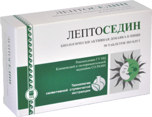 Концентрат пищевой «Лептоседин» таблетки, 50 шт