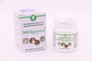 Продукт метабиотический «ЭМ-Курунга», таблетки, 60 шт