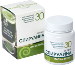 Маска косметическая сухая «Спирулина актив», 30 г
