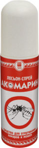 Лосьон-спрей от комаров и мошек «Акомарин», 150 мл
