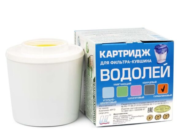 Картридж для фильтра-кувшина «Водолей», турмалиновый